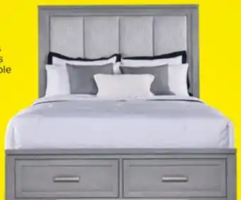 Leon's Silverstone 3-Piece Queen Storage Bed - Mist Grey offer