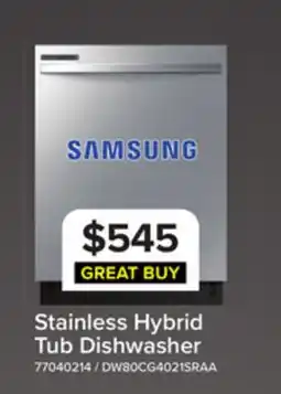 Leon's Samsung Stainless Steel Dishwasher - DW80CG4021SRAA offer
