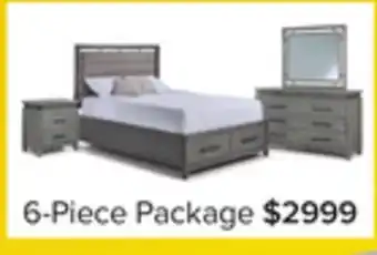 Leon's Chelsea 6-Piece Queen Storage Bed - Grey offer