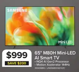 Leon's Samsung 65 Mini LED M80H 4K Vision AI Smart TV - UN65M80HAFXZC offer