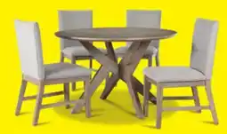 Leon's Sassari 5-Piece Dining Set - Taupe, Beige offer