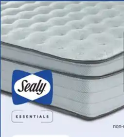 Leon's Sealy Essentials Remy II Firm Eurotop Queen Mattress offer
