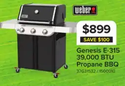 Leon's Weber Genesis E-315 Gas Grill (Liquid Propane) - 1500010 offer