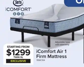Leon's Serta iComfort AIR 1 Firm 11.5 offer