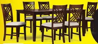 Leon's Kai 7-Piece Extendable Dining Set - Brown offer