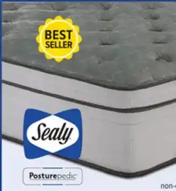 Leon's Sealy Posturepedic Correct Comfort 4 Firm Eurotop Queen Mattress offer