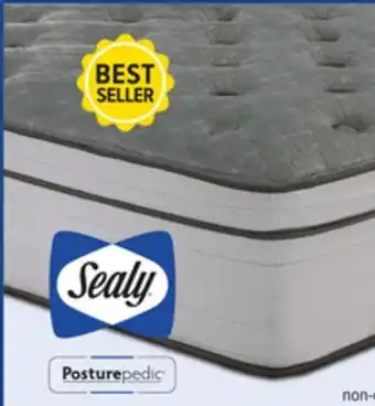 Leon's Sealy Posturepedic Correct Comfort 4 Firm Eurotop Queen Mattress offer