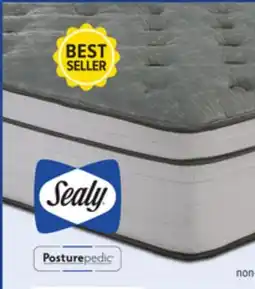 Leon's Sealy Posturepedic Correct Comfort 4 Firm Eurotop Queen Mattress offer