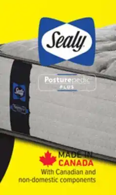 Leon's Sealy Posturepedic Plus Sterling Bowie Tight Top Firm Queen Mattress and Boxspring Set offer