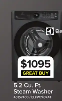 Leon's Electrolux 5.2 Cu. Ft. Steam Washer - ELFW7437AT offer