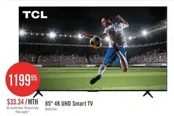 The Brick TCL 85 S551G LED 4K UHD Smart Google TV (85S551G-CA) offer