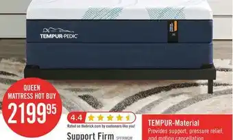 The Brick Tempur-Pedic TEMPUR Support Firm Queen Mattress offer