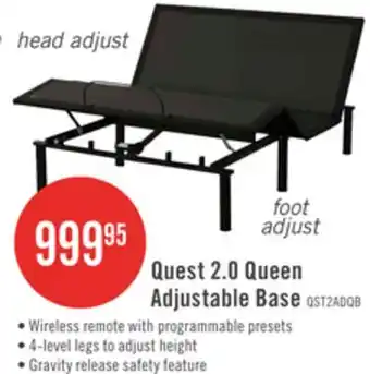The Brick Quest 2.0 Queen Adjustable Base offer