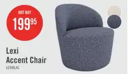The Brick Lexi 28.35 Fabric Accent Chair – Blue offer