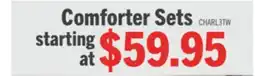 The Brick Charlie 3-Piece Twin Comforter Set - Grey offer