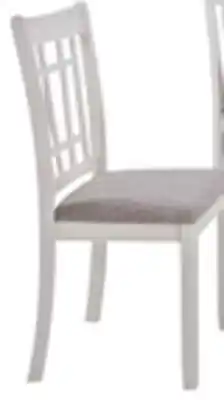 The Brick Dena Dining Chair with Linen-Look Fabric - Dove Grey offer