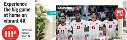 The Brick SAMSUNG 75 U8000H Crystal UHD 4K Smart Tizen TV (UN75U8000HFXZC) – 2026 Model offer