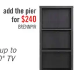 The Brick Brenner 20 Bookcase Pier with Storage – Charcoal offer