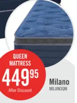 The Brick Springwall Milano Eurotop Medium Queen Mattress offer