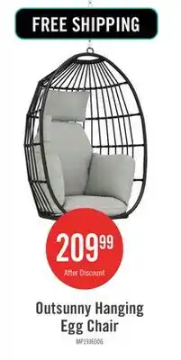 The Brick Outsunny Hanging Egg Chair offer