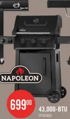 The Brick Napoleon 365 43,000-BTU Propane Gas BBQ with Infrared Side Burner - FP365DSIBPMK-1 offer