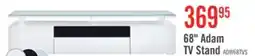 The Brick Adam 68 Modern TV Stand with Storage and Cable Management for TVs up to 75- White offer