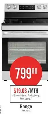 The Brick Midea 30 6.3 Cu. Ft. Electric Range - MER30B14ASTC offer