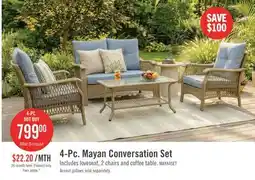 The Brick Mayan 4-Piece Patio Set offer