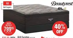 The Brick Beautyrest GL6 Eurotop Medium Queen Mattress offer