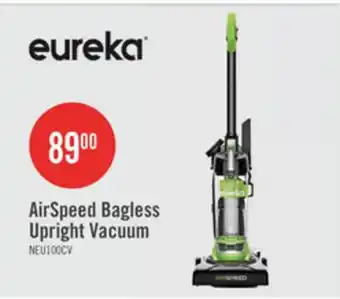 The Brick Eureka AirSpeed Bagless Upright Vacuum - NEU100C offer