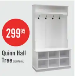 The Brick Quinn 39.75 Hall Tree with Shoe Storage - Matte White offer