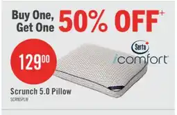The Brick Serta iComfort Scrunch 5.0 Pillow - All Positions offer