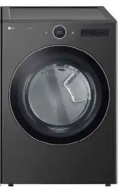 The Brick LG 7.4 Cu. Ft. Smart Electric Dryer with Steam - Black Steel - Stackable - DLEX6700B offer