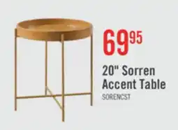 The Brick Soren 20 Accent Table - Honey Walnut offer
