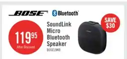 The Brick Bose SoundLink Micro Bluetooth Speaker (783342-0100) - Black offer