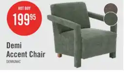 The Brick Demi 30 Linen-Look Accent Chair – Green offer