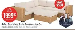 The Brick Scott Living Barcelona 4-Piece Patio Set offer
