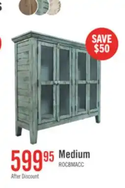 The Brick Rocco 48 4-Door Accent Cabinet - Vintage Blue offer