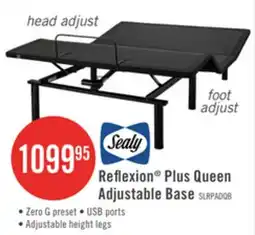 The Brick Sealy Reflexion Plus Lifestyle Base - Queen offer