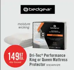 The Brick BEDGEAR Dri-Tec Performance King Mattress Protector offer