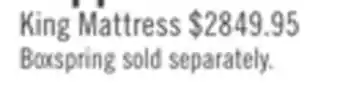 The Brick Tempur-Pedic TEMPUR Support Firm King Mattress offer