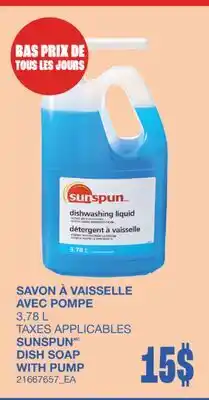 Wholesale Club SAVON À VAISSELLE AVEC POMPE offer
