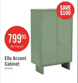 The Brick Ella Modern 32 Accent Cabinet in Sage Green offer