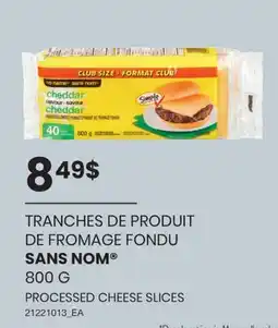 Wholesale Club TRANCHES DE PRODUIT DE FROMAGE FONDU offer
