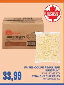 Wholesale Club FRITES COUPE RÉGULIÈRE offer