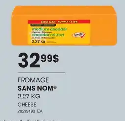 Wholesale Club FROMAGE offer