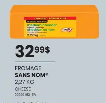 Wholesale Club FROMAGE offer