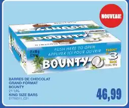 Wholesale Club BARRES DE CHOCOLAT GRAND FORMAT BOUNTY offer