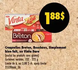 Wholesale Club Craquelins Breton, Bouchées, Simply well made, or Vinta Dare offer
