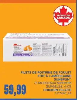 Wholesale Club FILETS DE POITRINE DE POULET FRIT À L'AMÉRICAINE offer